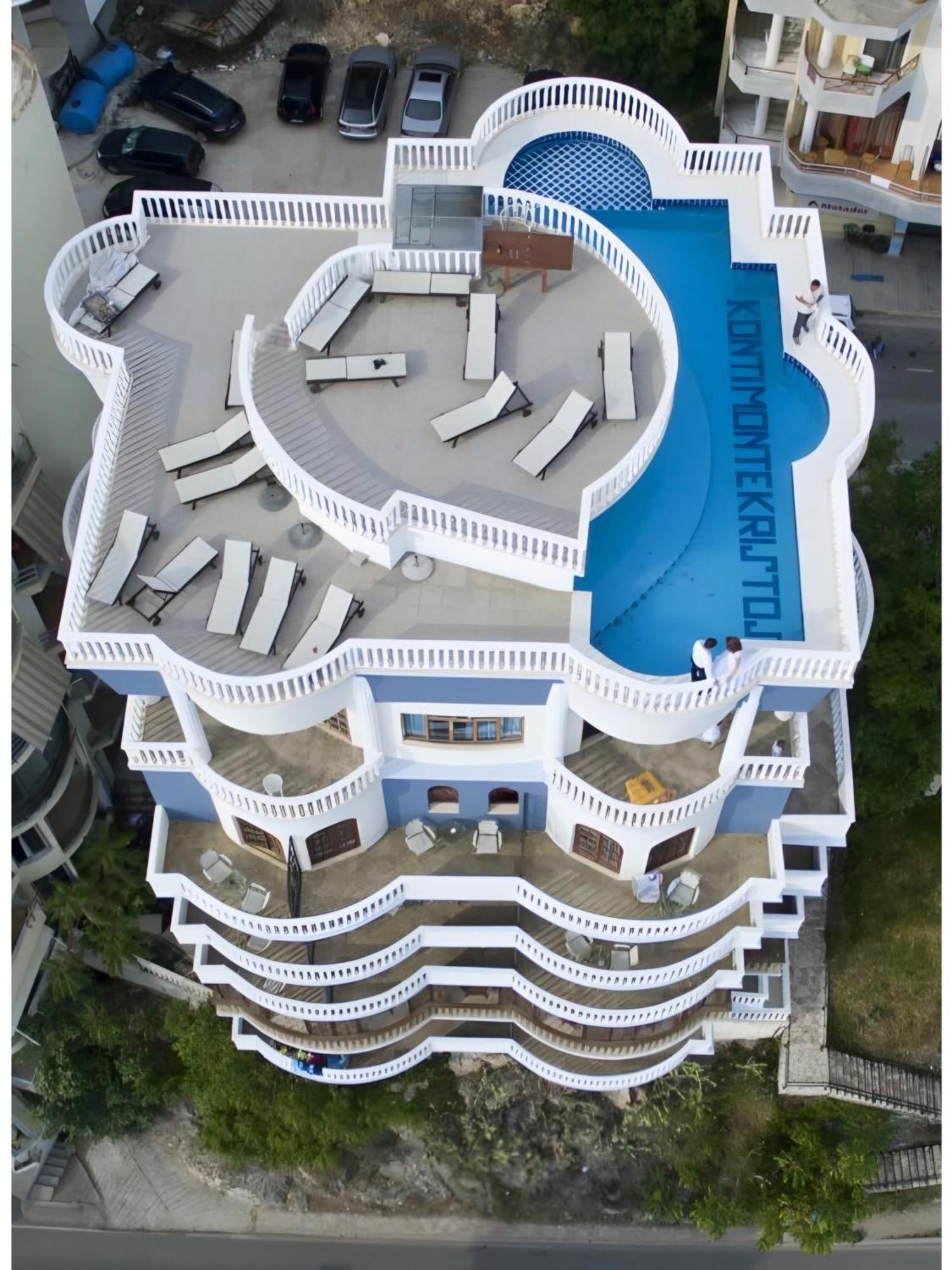 Monte Cristo Hotel With Rooftop Pool Sarandë Exterior foto