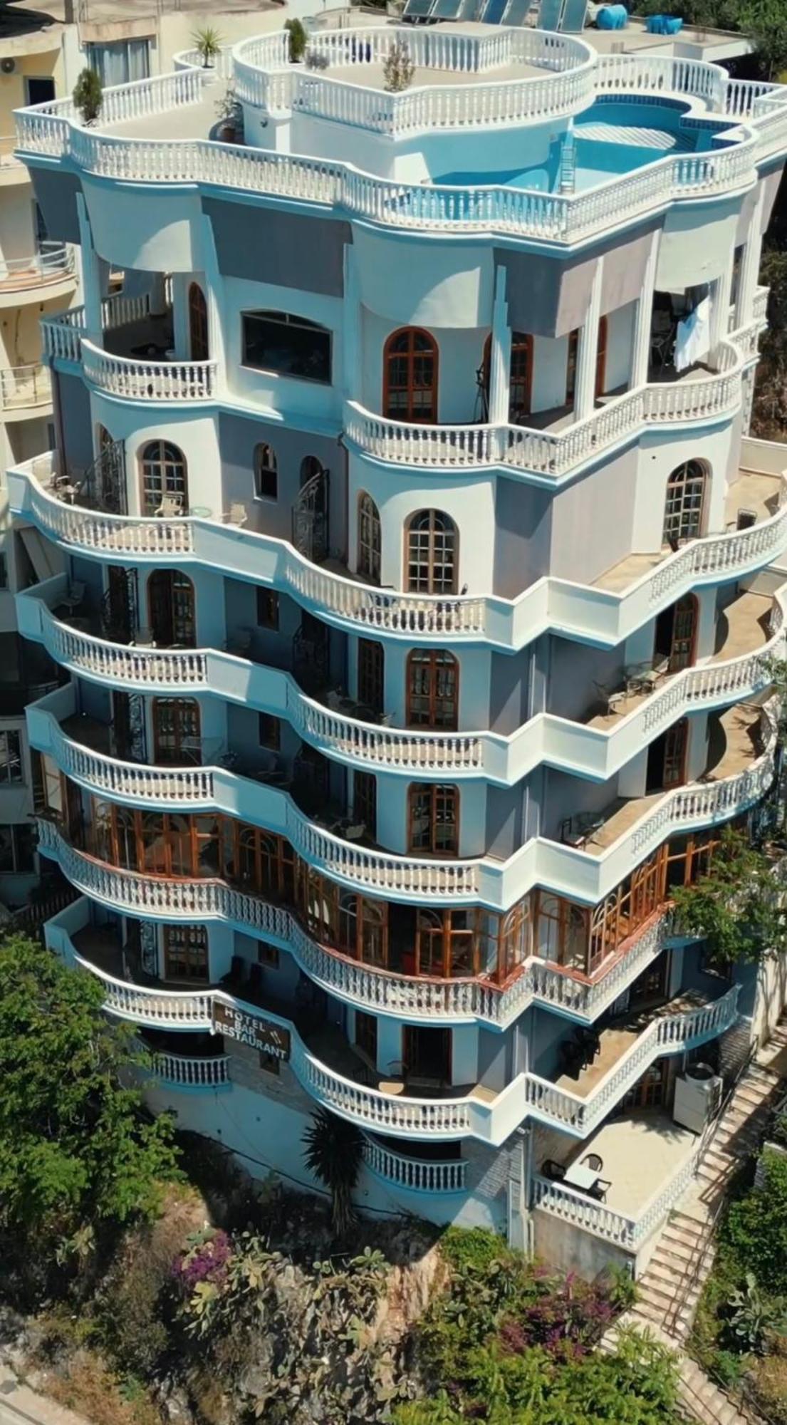 Monte Cristo Hotel With Rooftop Pool Sarandë Exterior foto